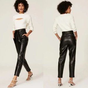 Peter Som Collective Leather Tie Waist Pants Size 4